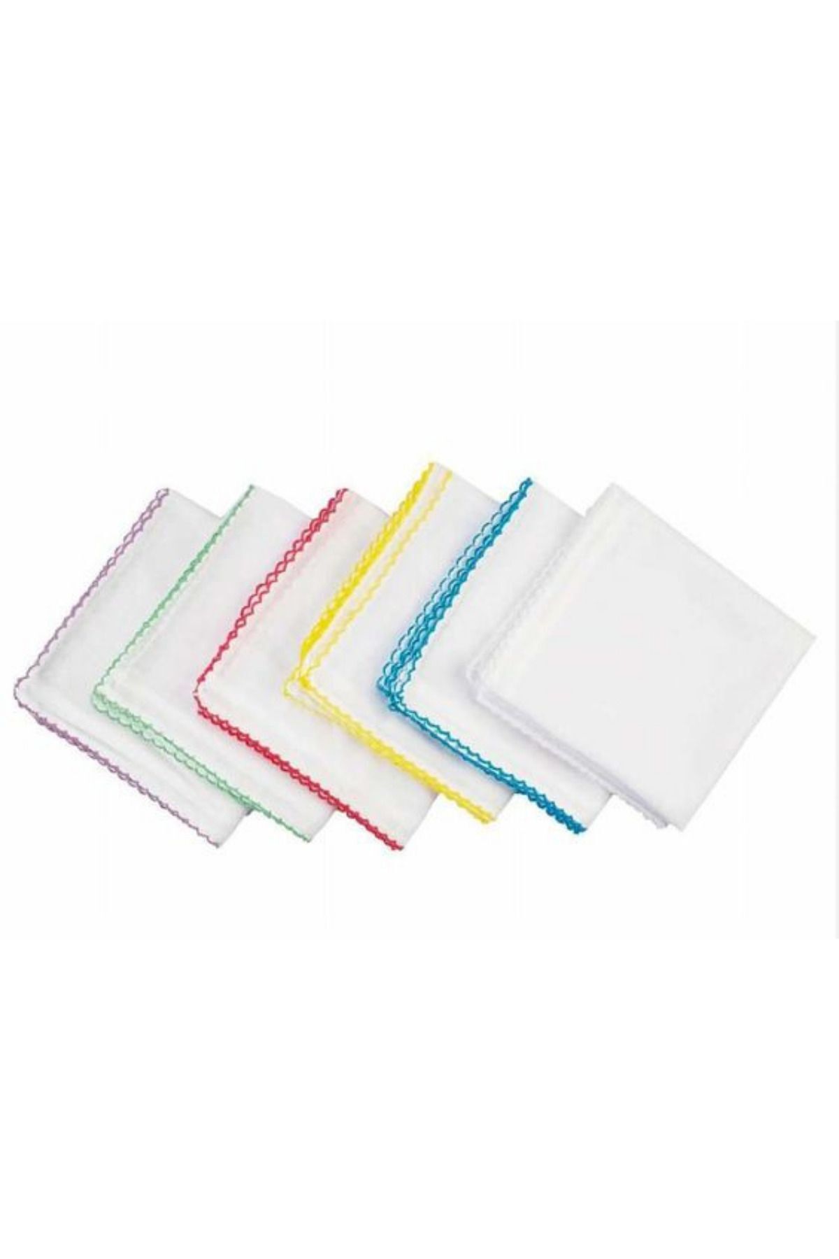 6 Adet Kadın Tesettür İç Başörtüsü İç Tülbent Çok Renkli - Standart