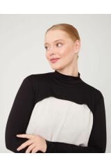 Kadın Tesettür Balıkçı Yakalı Boyunluklu Kolluk