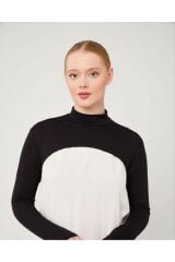 Kadın Tesettür Balıkçı Yakalı Boyunluklu Kolluk