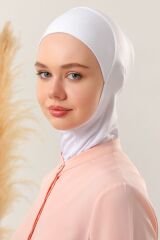 Kadın Tesettür Boyunluklu Hijab Spor Bone  -