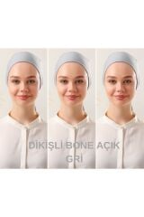 Kadın Tesettür Dikişli Set Bone Bağlamalı Peny