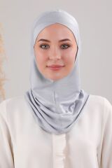Tesettür Hijab Çapraz Deniz Havuz Spor Boyunluklu Penye Bone
