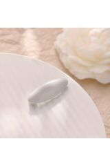 5 Adet Çengelli Damla Eşarp Şal Türban İğnesi Beyaz - Tek Ebat