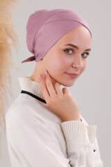 Bağlamalı Dikişsiz Çapraz Bone Pudra - Standart