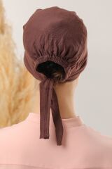 Dikişli Bone Kahverengi - Standart