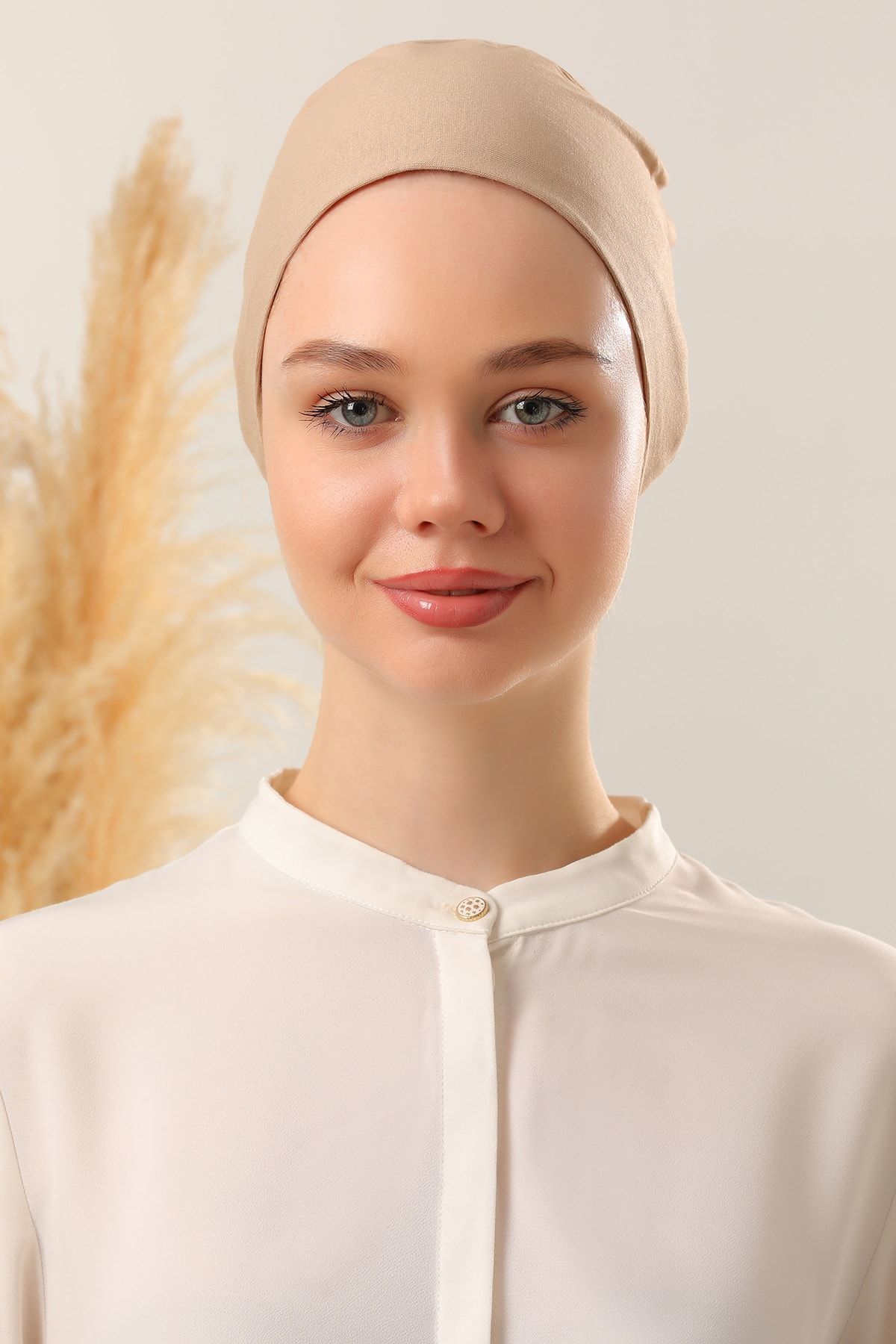 Dikişli Bone Sütlü Kahve - Standart