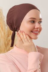 Dikişsiz Penye Bağlamalı Kahverengi - Standart