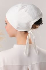 Dikişsiz Penye Bağlamalı Ekru - Standart