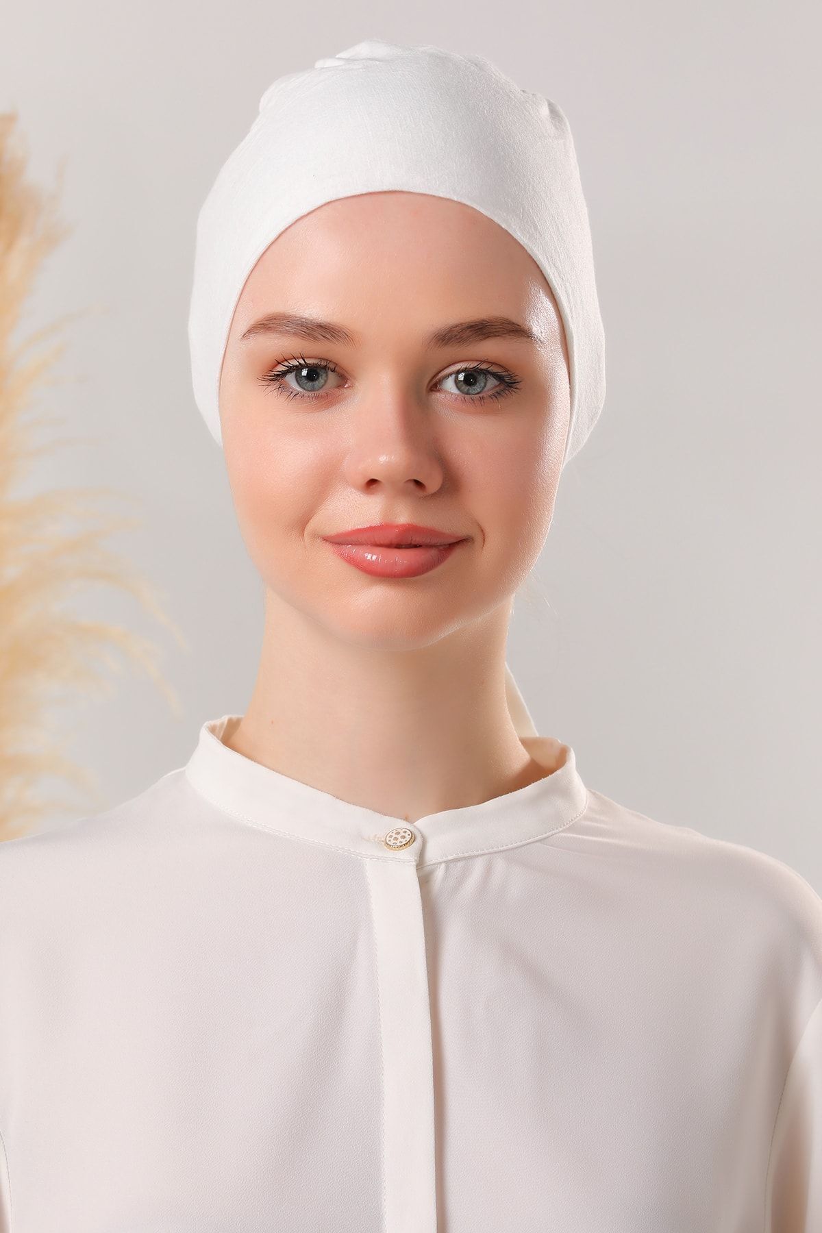 Dikişsiz Penye Bağlamalı Ekru - Standart