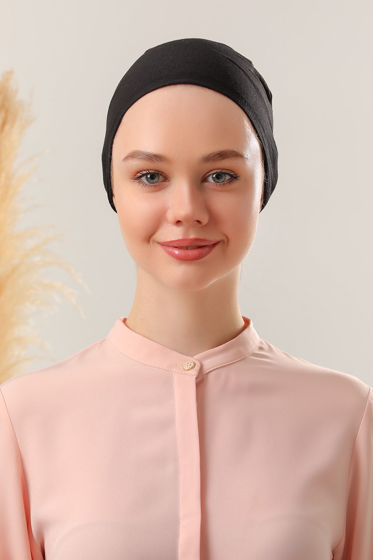 Dikişsiz Penye Bağlamalı Siyah - Standart