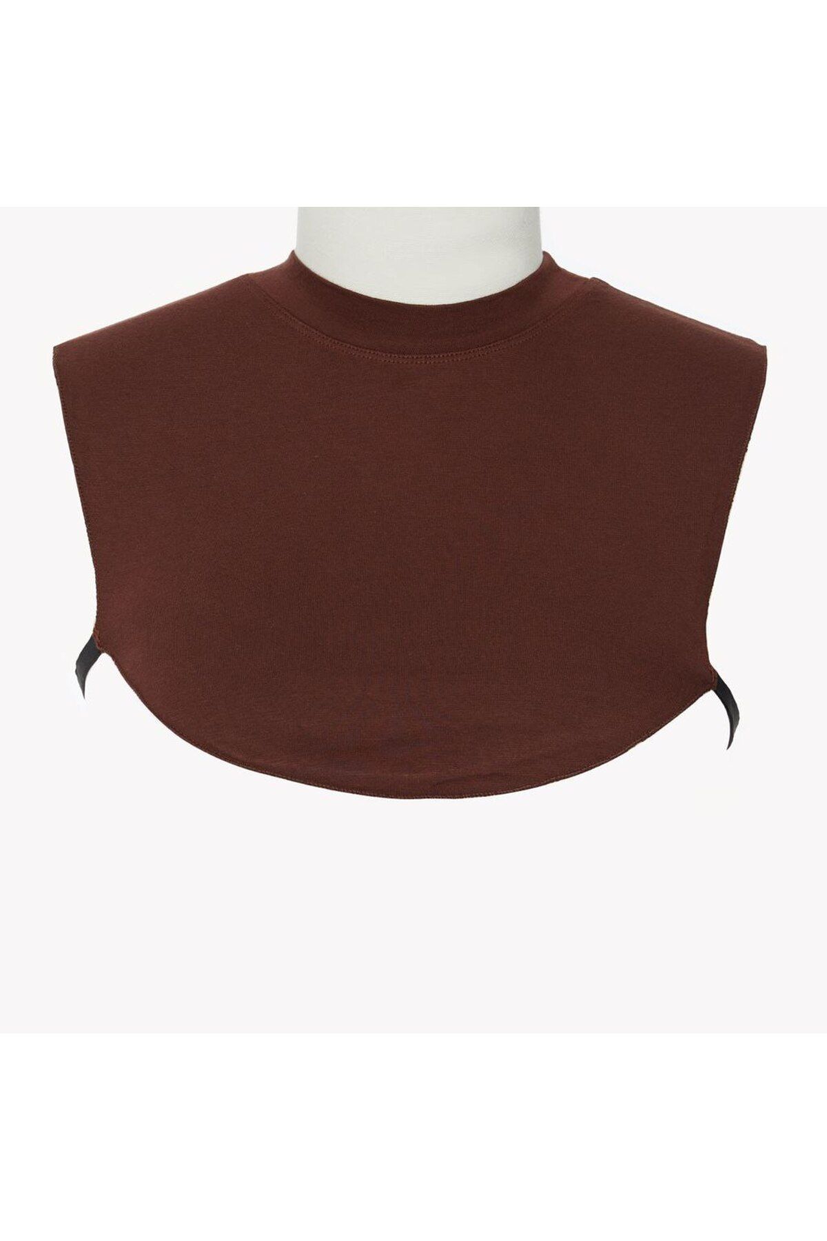 Kadın Tesettür Boyunluk Kahverengi