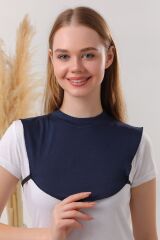 Kadın Tesettür Boyunluk Lacivert