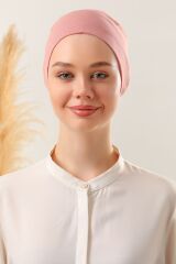 Kadın Tesettür Dikişli Set Bone Bağlamalı Peny Pudra - 3 Adet