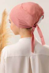 Kadın Tesettür Dikişli Set Bone Bağlamalı Peny Pudra - 3 Adet