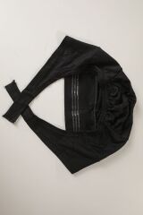 Kadın Tesettür Dikişsiz Silikonlu Kaymaz Bone Beyaz-Beyaz - Standart