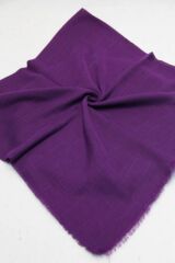 Kadın Tesettür Flamlı Eşarp Düz Flamlı Tülbent Mürdüm - 100 x 100