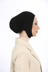 Kadın Tesettür Geniş Hacimli Pratik Ense Ve Çene Altından Geçmeli Kaymayan Bone Açık Gri - Standart