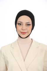 Kadın Tesettür Geniş Hacimli Pratik Ense Ve Çene Altından Geçmeli Kaymayan Bone Bordo - Standart