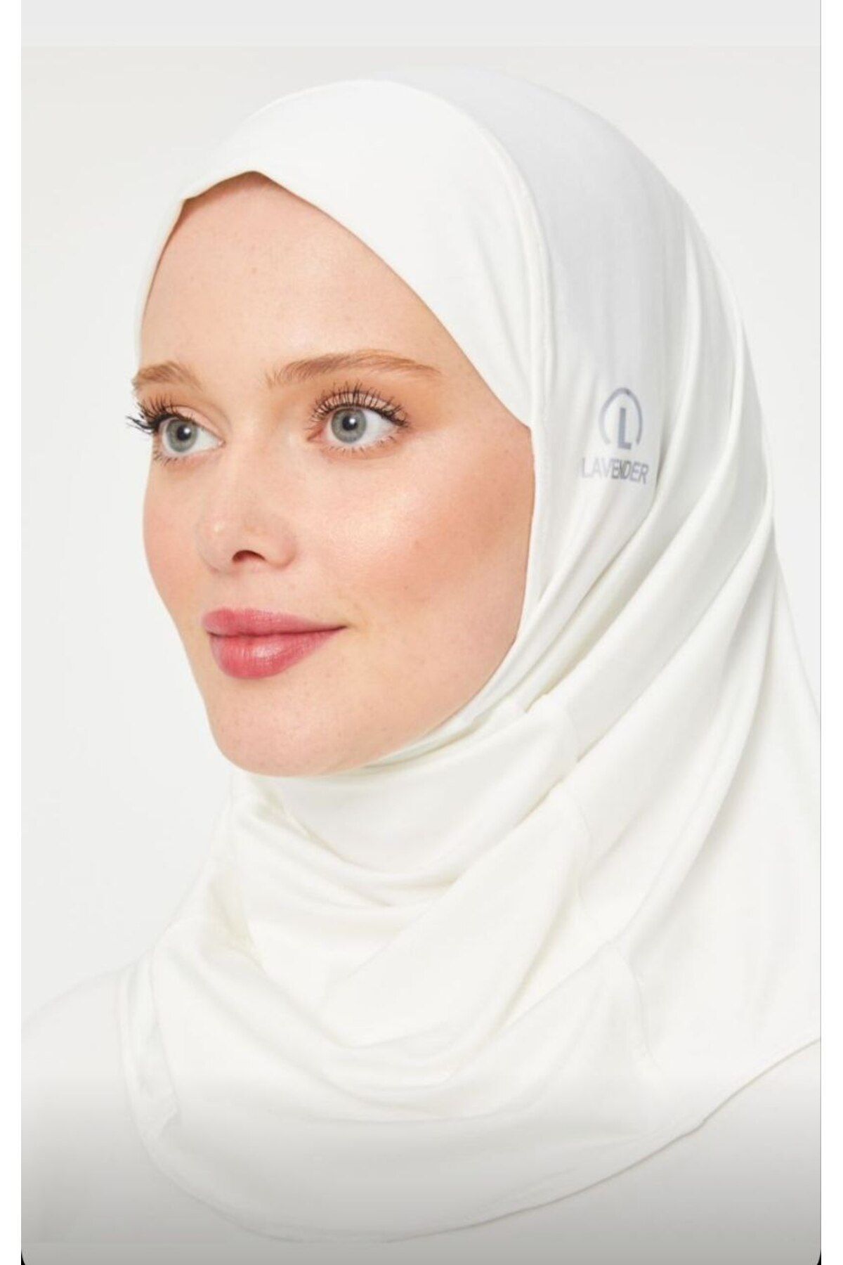 Kadın Tesettür Hijab Deniz Havuz Spor  Uyumlu Bone Ekru - Standart