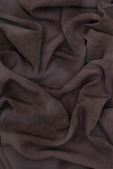 Kadın Tesettür Medine İpeği Şal Acı Kahve - Tek Ebat