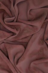 Kadın Tesettür Medine İpeği Şal Gül Kurusu - Tek Ebat