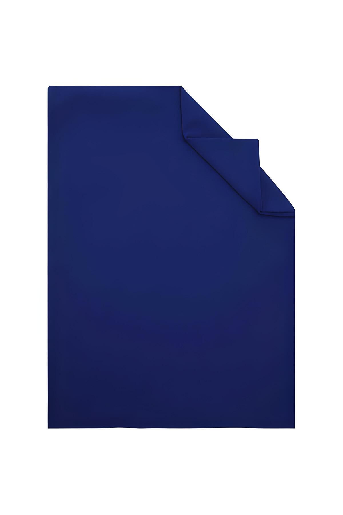 Kadın Tesettür Medine İpeği Şal Saks Mavisi - Tek Ebat