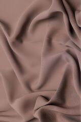 Kadın Tesettür Medine İpeği Şal Sütlü Kahve - Tek Ebat