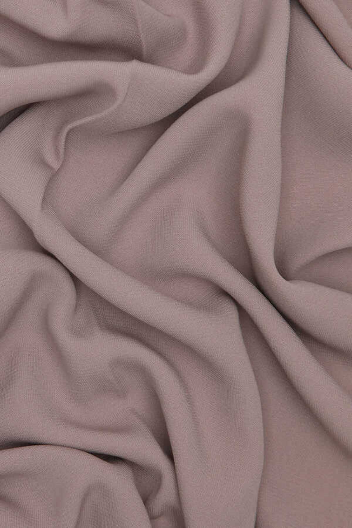 Kadın Tesettür Medine İpeği Şal Vizon - Tek Ebat