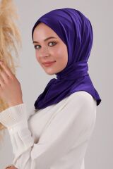 Kadın Tesettür Pratik Çıtçıtlı Sandy Deniz Havuz Uyumlu Fular Hazır Bone Mavi - Standart