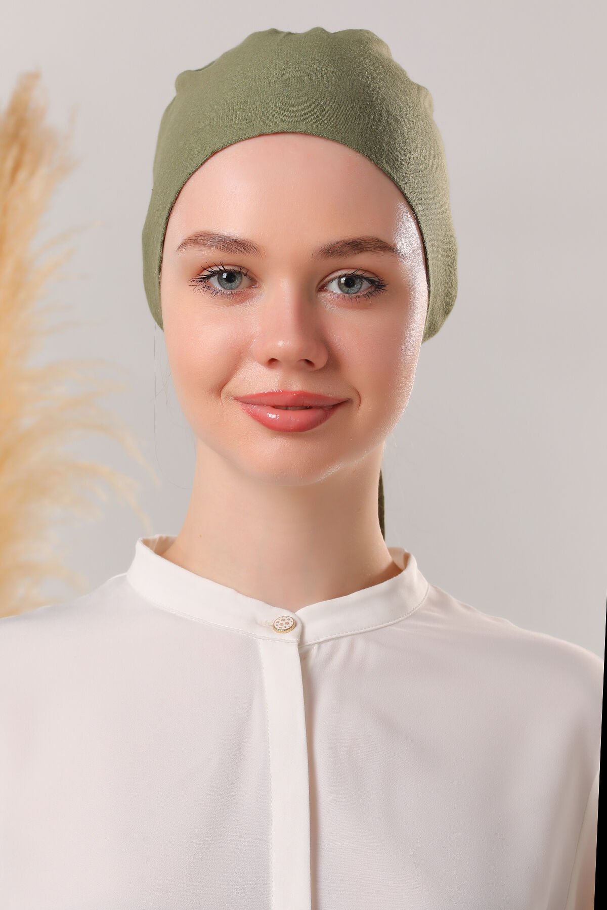 Dikişsiz Penye Bağlamalı Haki - Standart