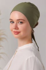 Dikişsiz Penye Bağlamalı Haki - Standart