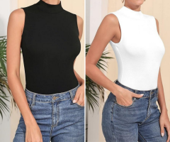 Kadın Tesettür Badi Balıkçı Yakalı Body