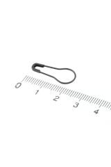 Kadın Tesettür ve Çok Amaçlı Armut Çengelli İğne 50 Adet - Siyah - Tek Ebat