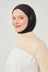 Kadın Tesettür Balıkçı Yakalı Boyunluklu Kolluk Ten Rengi