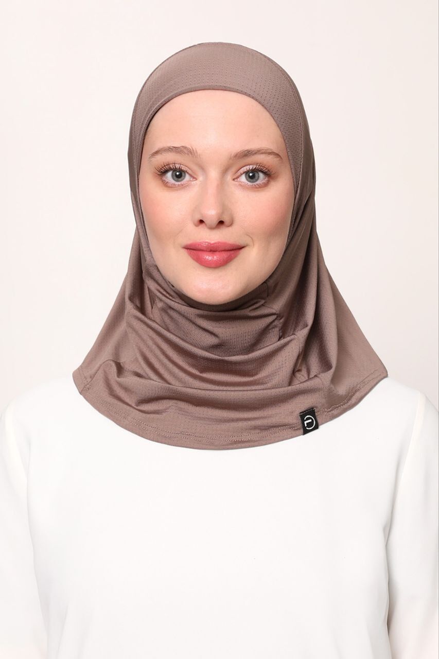 Kadın Tesettür Cimafit Nefes Alan Hazır Pratik Hijab Bone