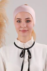 Sihirli Yapışkanlı Kaymayan Bandana Spor Bone Pudra - Standart