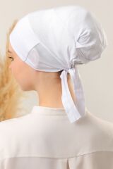 Sihirli Yapışkanlı Kaymayan Bone Beyaz - Standart