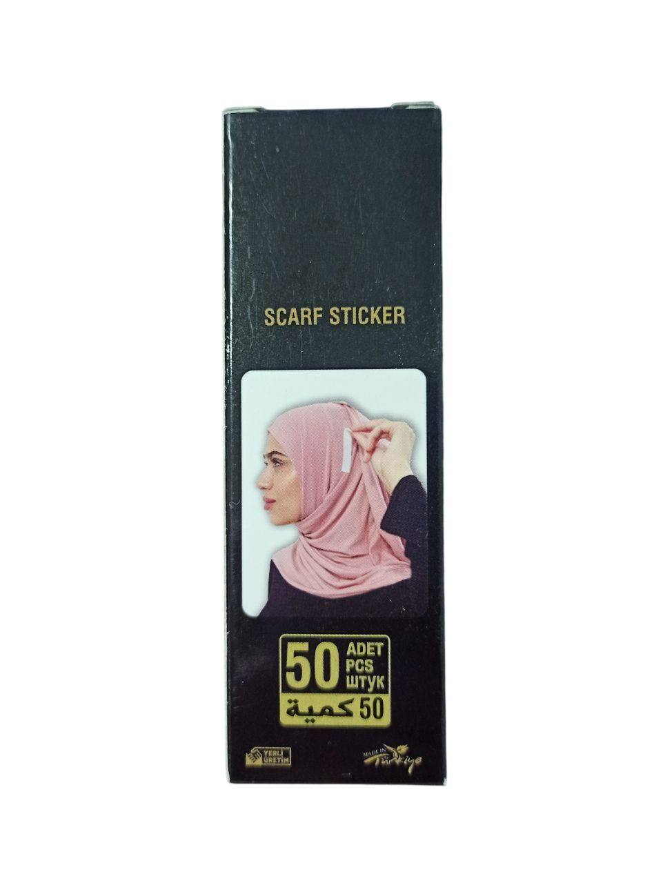 Kadın Tesettür Eşarp Şal Kaydırmaz Bant - Tutucu Sticker - Sabitleyici Stiker - Kaymaz Stiker