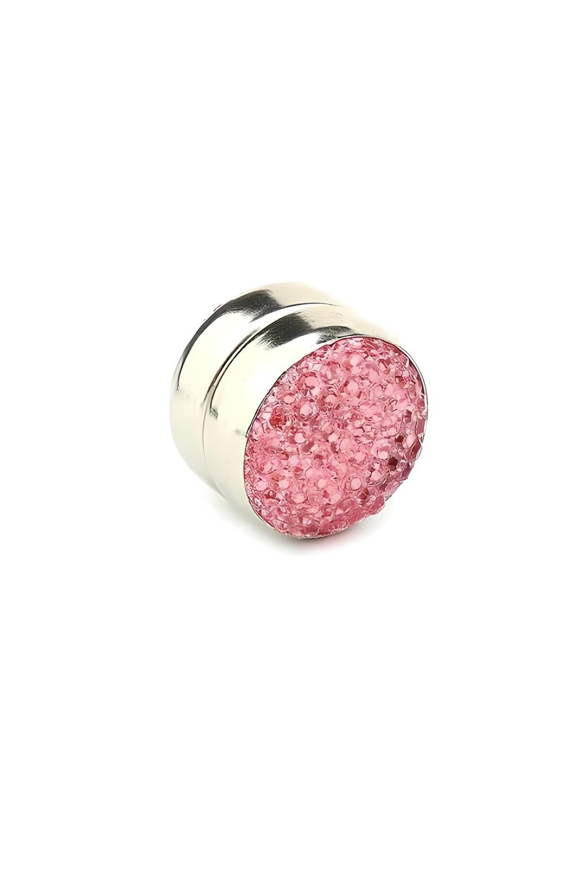 Taşlı Eşarp Şal Klipsi 6 Adet Pudra - Tek Ebat