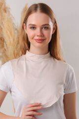 Tesettür Boyunluk Krem - Standart