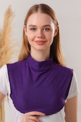 Tesettür Boyunluk Mor - Standart