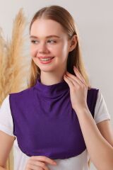 Tesettür Boyunluk Mor - Standart