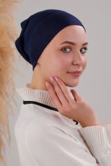 Tesettür Hazır Pratik Geçme Boru Bone Laci - Standart