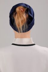 Tesettür Hazır Pratik Geçme Boru Bone Laci - Standart