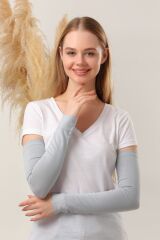 Kadın Tesettür Kolluk Gri - Standart