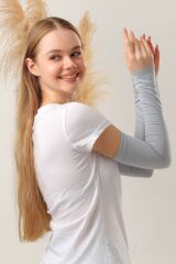 Kadın Tesettür Kolluk Gri - Standart