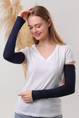 Kadın Tesettür Kolluk Lacivert - Standart