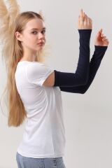 Kadın Tesettür Kolluk Lacivert - Standart