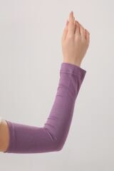 Kadın Tesettür Kolluk Mor - Standart