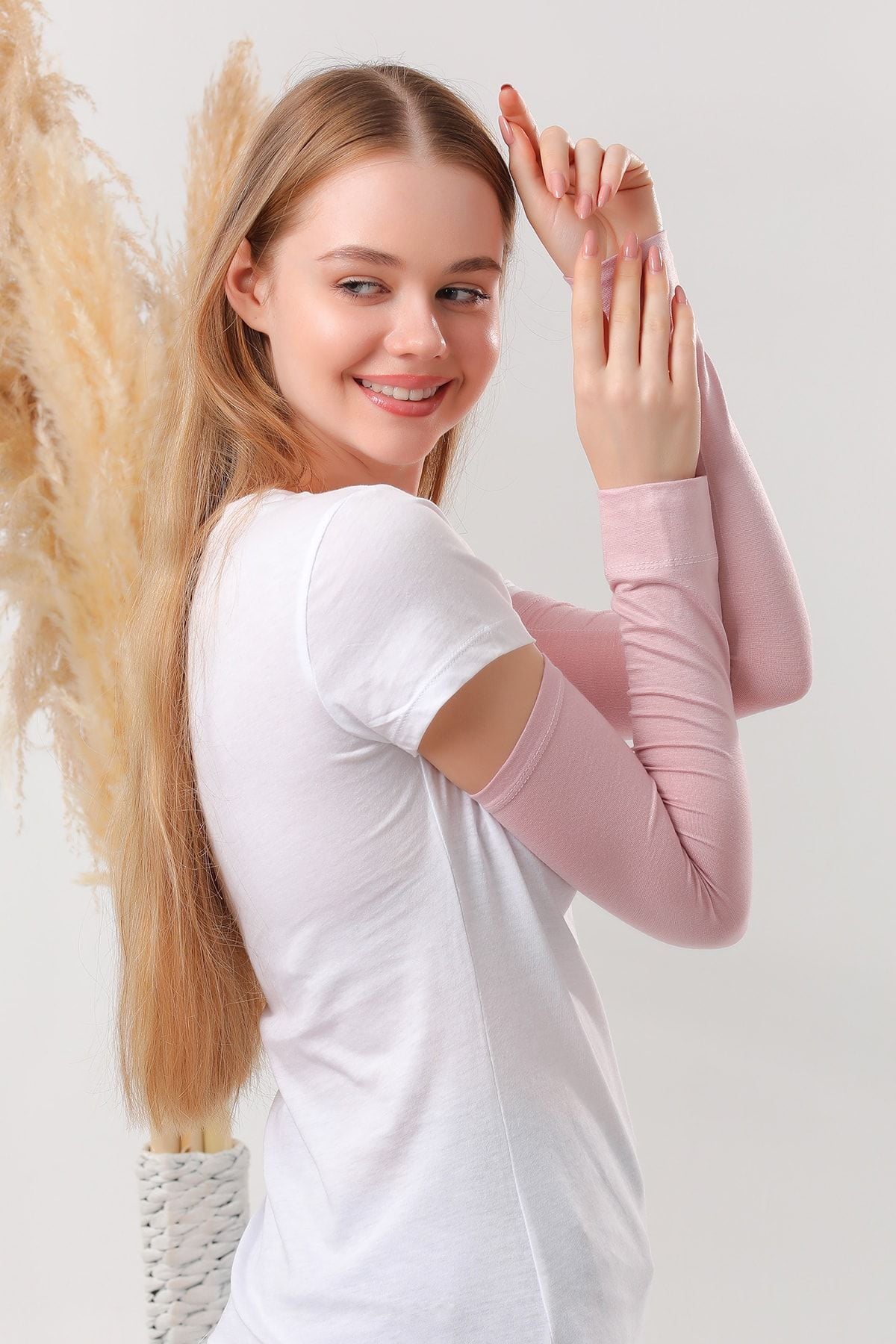 Kadın Tesettür Kolluk Pudra - Standart